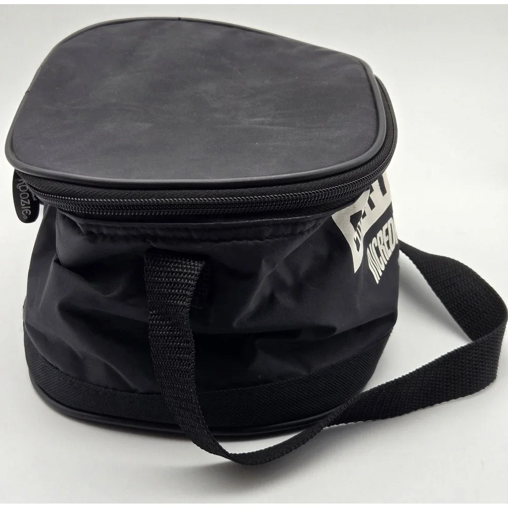 Craftsman Incredi-Pull Mens Large Black Insulated Cooler Bag Zipper Nylon